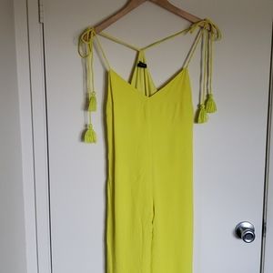 Yellow Tassle Jumpsuit